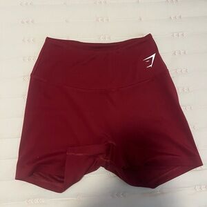 Gymshark Women's Red Gym Shorts